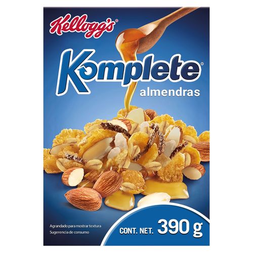 Cereal saludable Kellogg's komplete con almendras  - 390 g