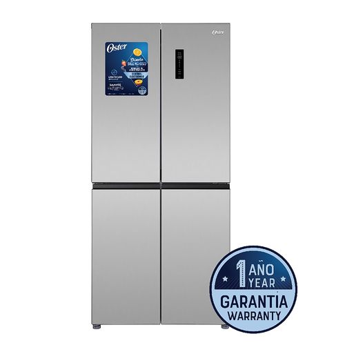 Refrigerador Oster 4 puertas OS MNFT17SSEI 17 pies