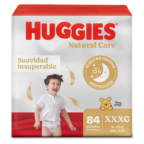 Pañales Huggies Natural Care Etapa 6/XXXG -84 uds