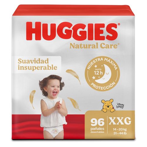 Pañales Huggies Natural Care Etapa 5/XXG -96 uds