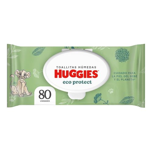 Toallitas Húmedas Huggies Eco Protect - 80 uds