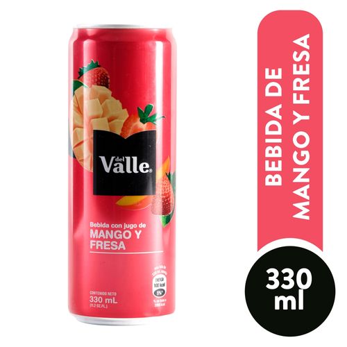 Bebida Del Valle, mango fresa - 330 ml