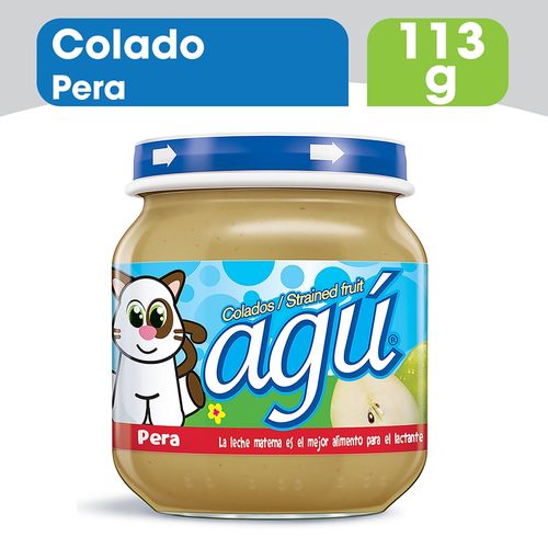 Colado Agú Baby Sabor Pera - 113gr