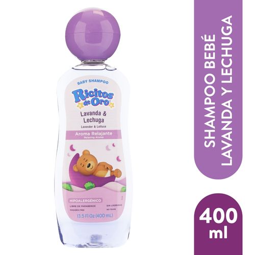 Shampoo Ricitos De Oro Para Bebé Lavanda -400ml