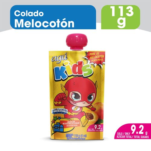 Colado Agu, Melocotón Kids -113g