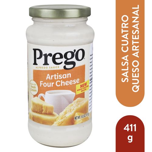 Salsa Prego Cuatro Quesos - 411g