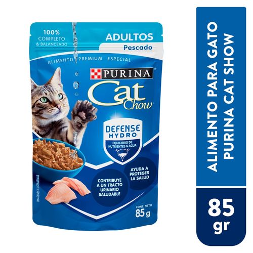 Alimento húmedo Cat Chow adulto sabor pescado - 85 g