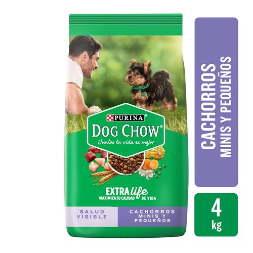 Alimento Perro Cachorro Purina Dog Chow Extra Life Minis y Pequeños 4 kg