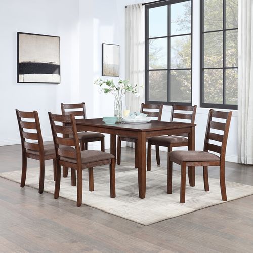 Set De Comedor Café Mainstays 150cm 7 piezas