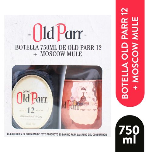 Whisky Old Parr 12 Años -750 ml
