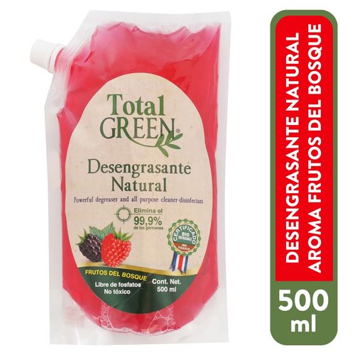 Desengrasante natural Total Green aroma frutos del bosque - 500 ml