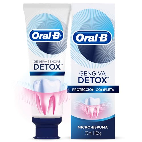 Pasta de Dientes Oral-B Encías Detox Protección Completa - 75 ml