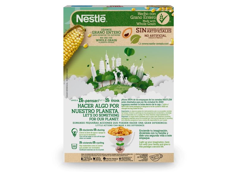 Nestle Corn Flakes Sin Gluten Cereal 530g Caja 1270