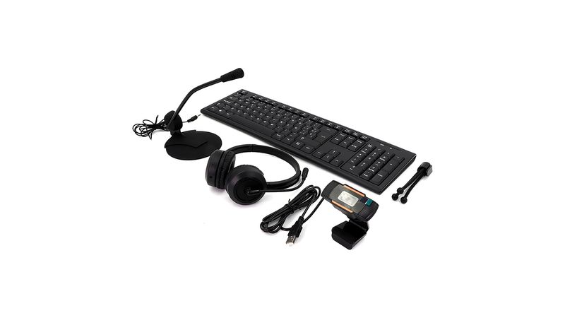 Comprar Kit Durabrand Premium Contiene Auriculares Inalambricos Teclado Inalambrico Y Camara Web 1080P Y Microfono Con Cable Para Salas De Confer Maxi Pali Compra en linea