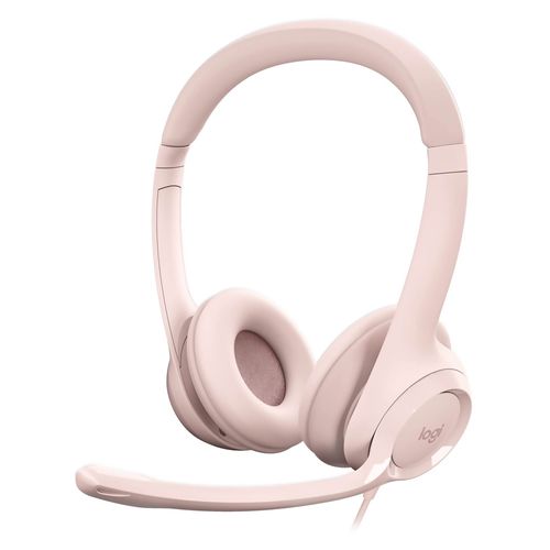 Headset Logitech H390 Usb Rosado