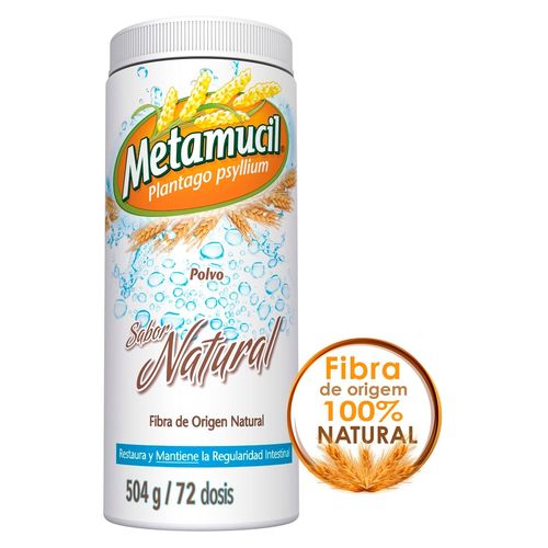 Fibra Natural Metamucil Sabor Original 504 g -72 dosis