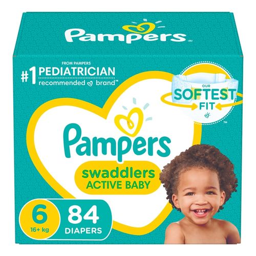 Pañal Pampers Swaddlers S6 Enormous 84