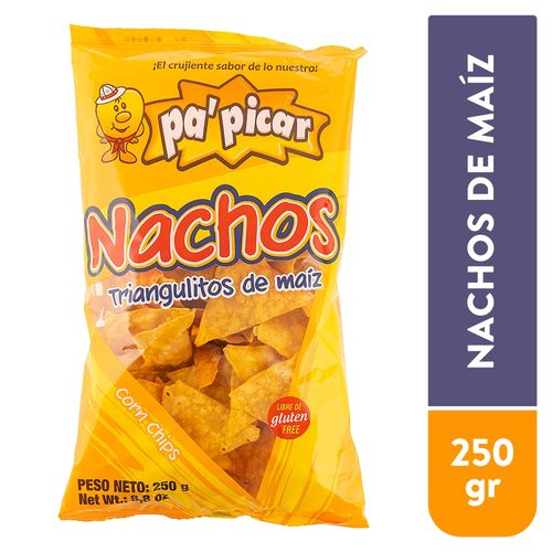 Snack P'picar Nachos Triangul Maiz - 250gr