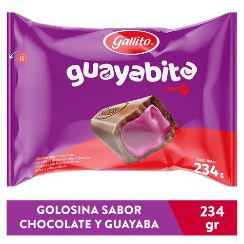 Chocolate Gallito Guayabita Bolsa - 234gr