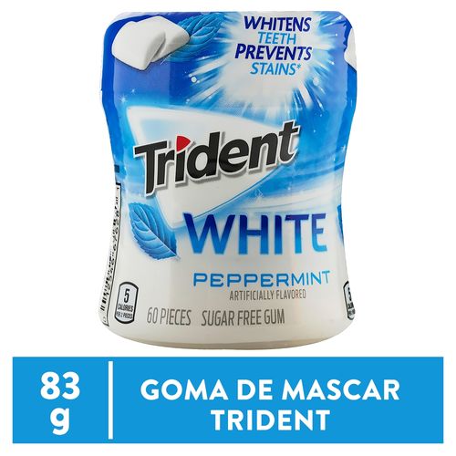 Goma Mascar Trident White Pepper 60P 83G