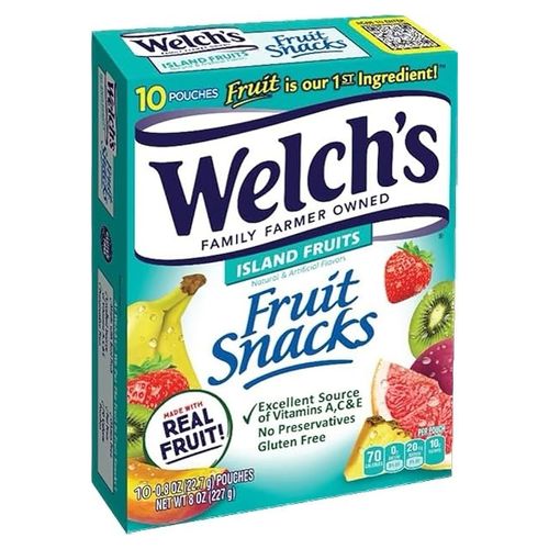 Snack Welch´s island fruits 10 uds - 227 g