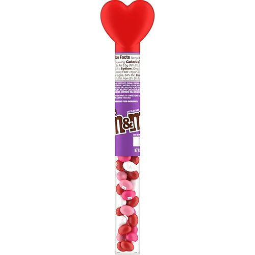 Chocolate M&M's valentines day tubo - 85 g