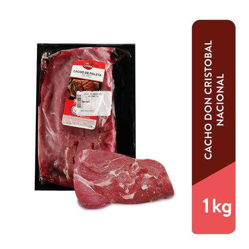 Cacho paleta Don Cristóbal de res nacional empacado - aproximadamente 1 kg