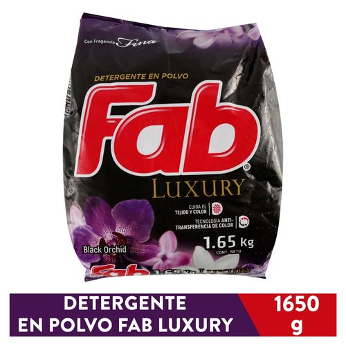 Detergente en polvo Fab 3 luxury - 1.65 kg