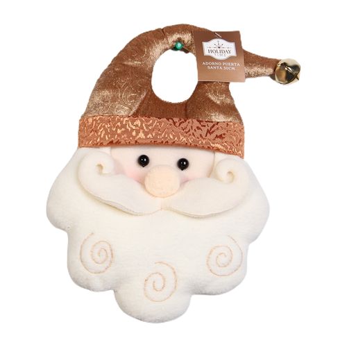 Adorno Santa Holiday Time Puerta -30 cm