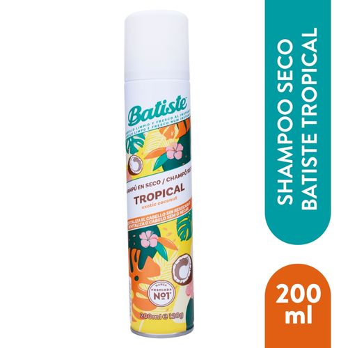 Shampoo Bastiste En Seco Tropical - 200ml