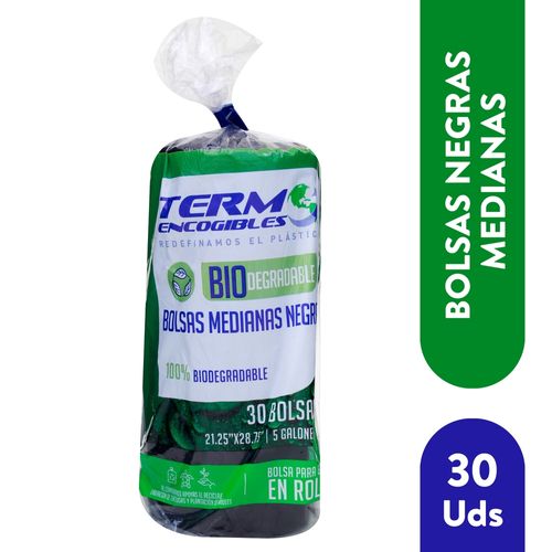 Bolsa Basura Termoencogibles Bio Mediana (21.25X28.75) 30 unidades