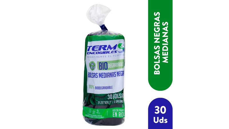 Comprar Bolsa Basura Termoencogibles Bio Mediana 30