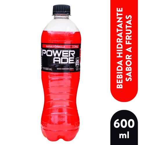 Bebida Powerade, ponche de frutas -600ml