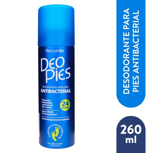 Desod. Antibacterial Para Pies 260Ml