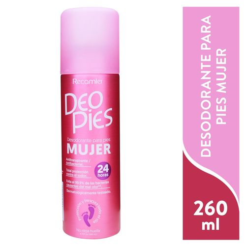 Desod. Antitranspirante Pies Mujer 260Ml