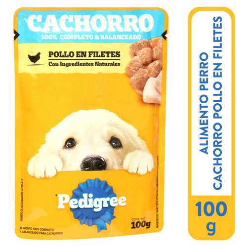 Alimento húmedo Pedigree para perro cachorro sabor pollo - 100 g