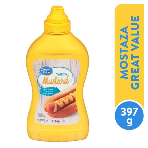 Mostaza Great Value -397gr