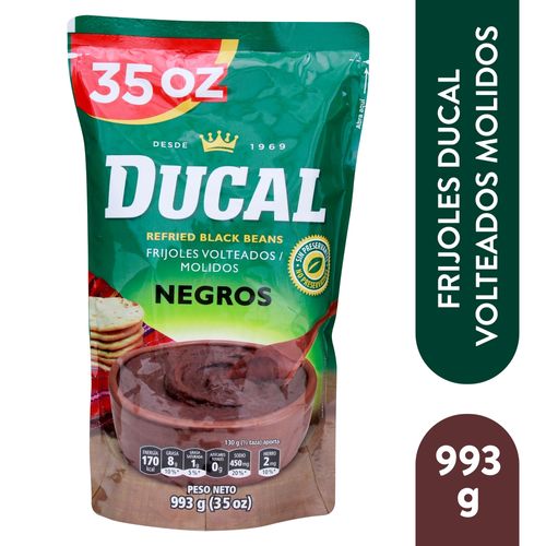 Frijol Ducal Molido Negro Doy Pack - 993gr