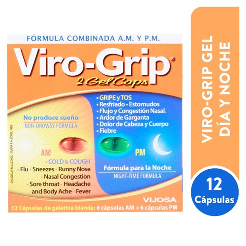 Gelcap Virogrip Combinado Ampm 6sob 12ea