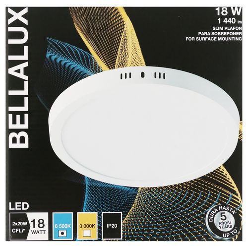 Foco Bellalux Led Sobreponer 18w Blanca