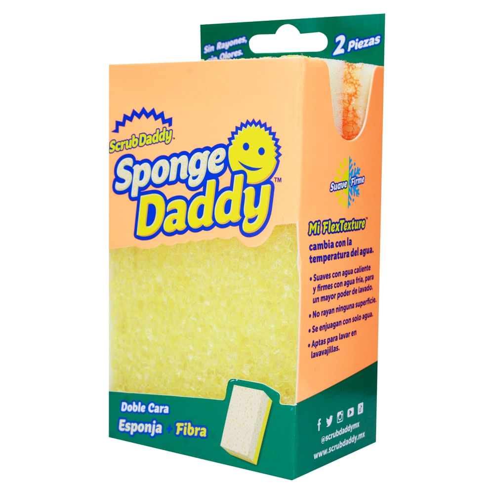 Comprar Fibra Mas Esponja Sponge Daddy - 2 Uds | Walmart Costa Rica ...