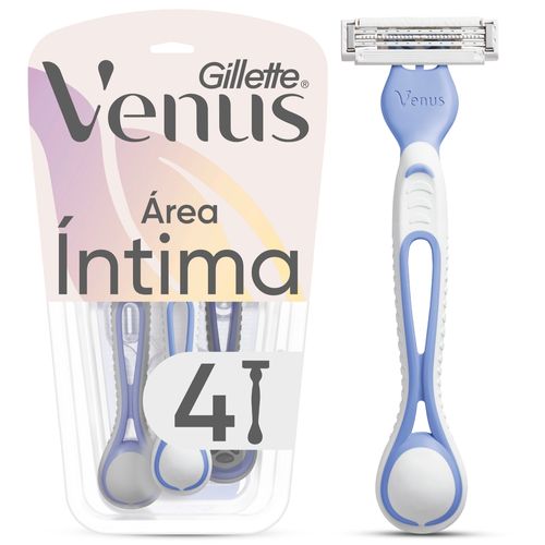 Rasuradora para Mujer Gillette Venus Íntima para la Zona Íntima 4 Uds