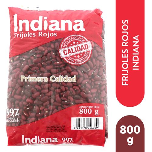 Frijol Rojo Indiana Bolsa -800gr