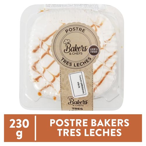 Postre tres leches Bakers & Chefs porción - 230 g