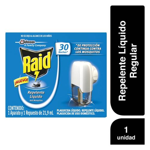 Repelente Líquido Raid® Aparato 30 Noches