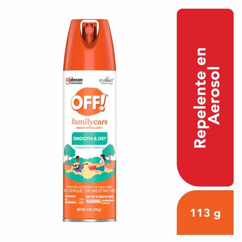 Repelente Off Aerosol Family Care -113gr