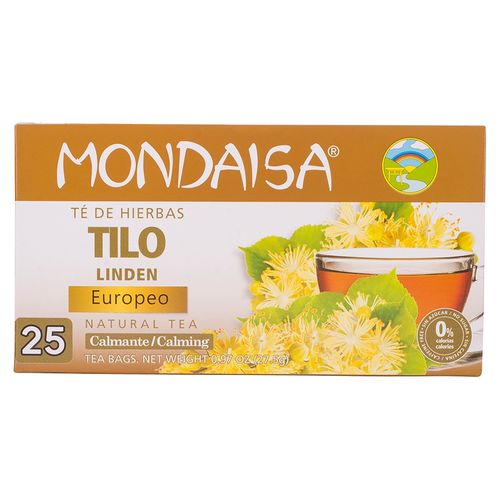 Té Mondaisa tilo calmante natural 25 Uds - 27.5 g