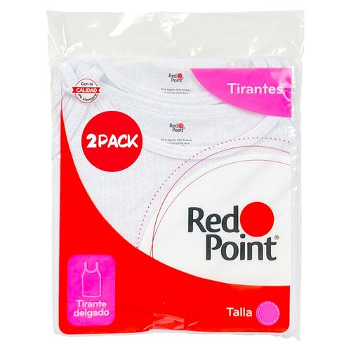Camiseta Interior Red Point Para Niña En Color Blanco 2 Pack - Talla 16