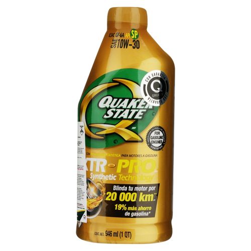 Aceite Quaker State Xtr Pro 10W30 -946 ml