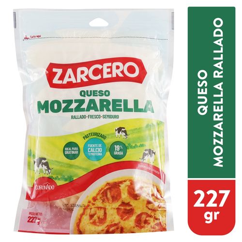 Queso Dos Pinos Zarcero Mozzarella Rallado 227g